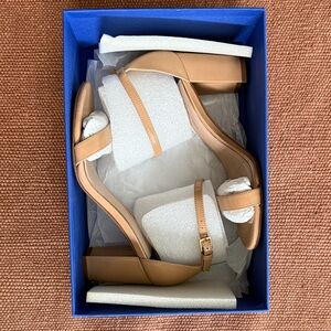 Stuart Weitzman NearlyNude Heel Sandals 6.5